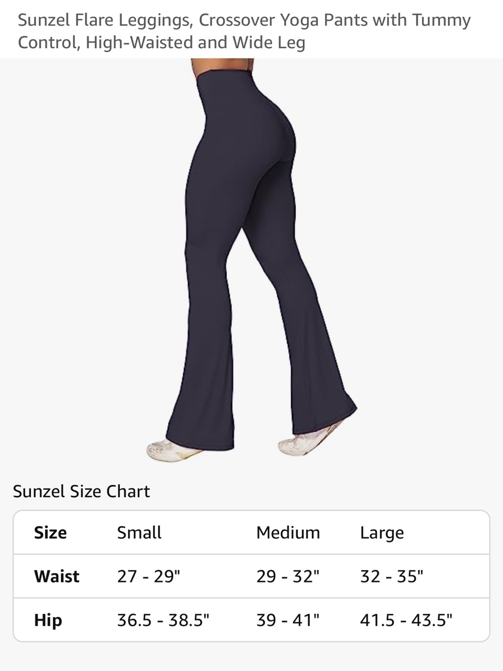 Amazon Women's High-Waist Flare Leg Pants in Dark Charcoal - Picture 2 of 6